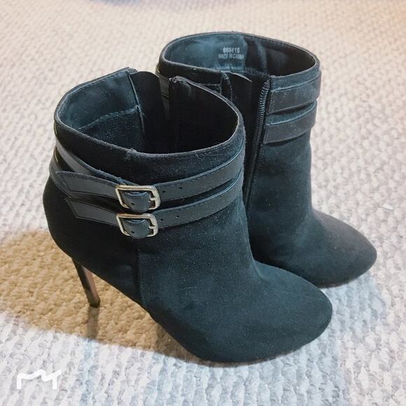 ASOS Suede Ankle Booties (US 6.5) - Picture 1 of 9